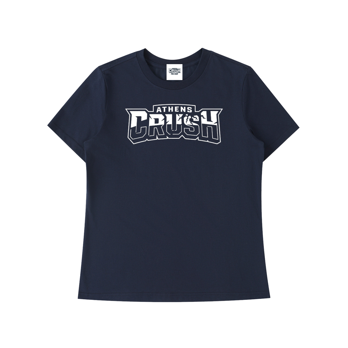 Wms Navy Tonal AC Primary Wordmark Tee