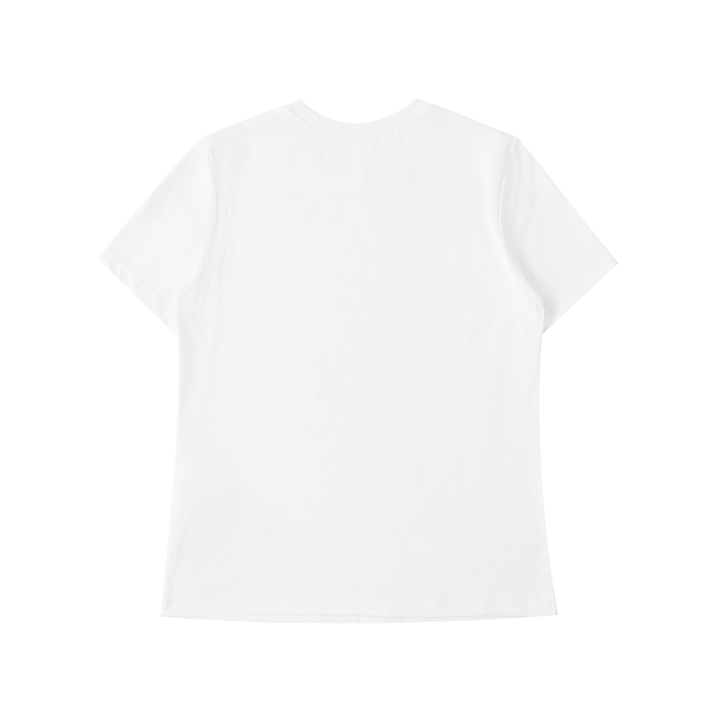 Wms White AC Primary Wordmark Tee