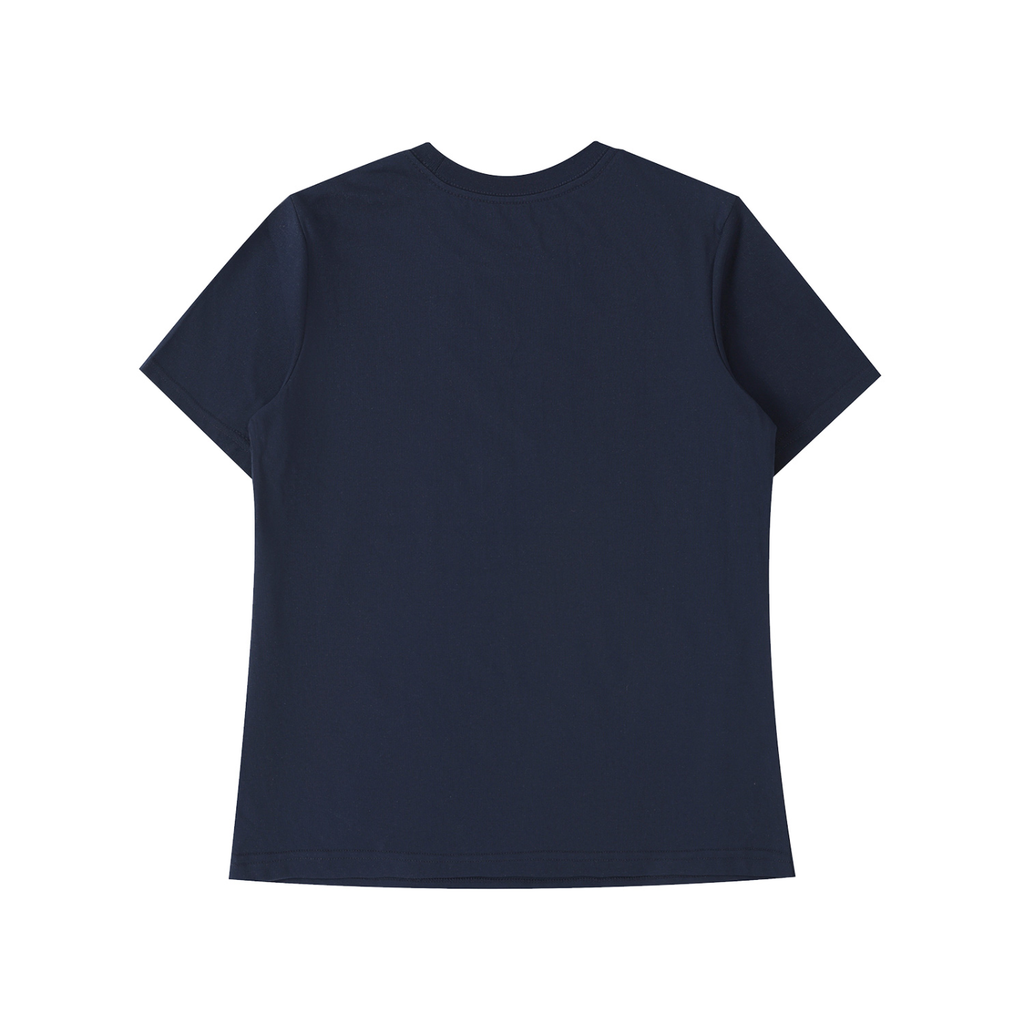 Wms Navy Tonal AC Primary Wordmark Tee
