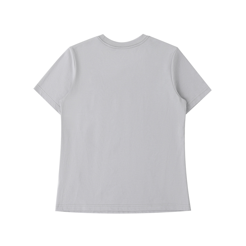 Wms Gray AC Primary Wordmark Tee