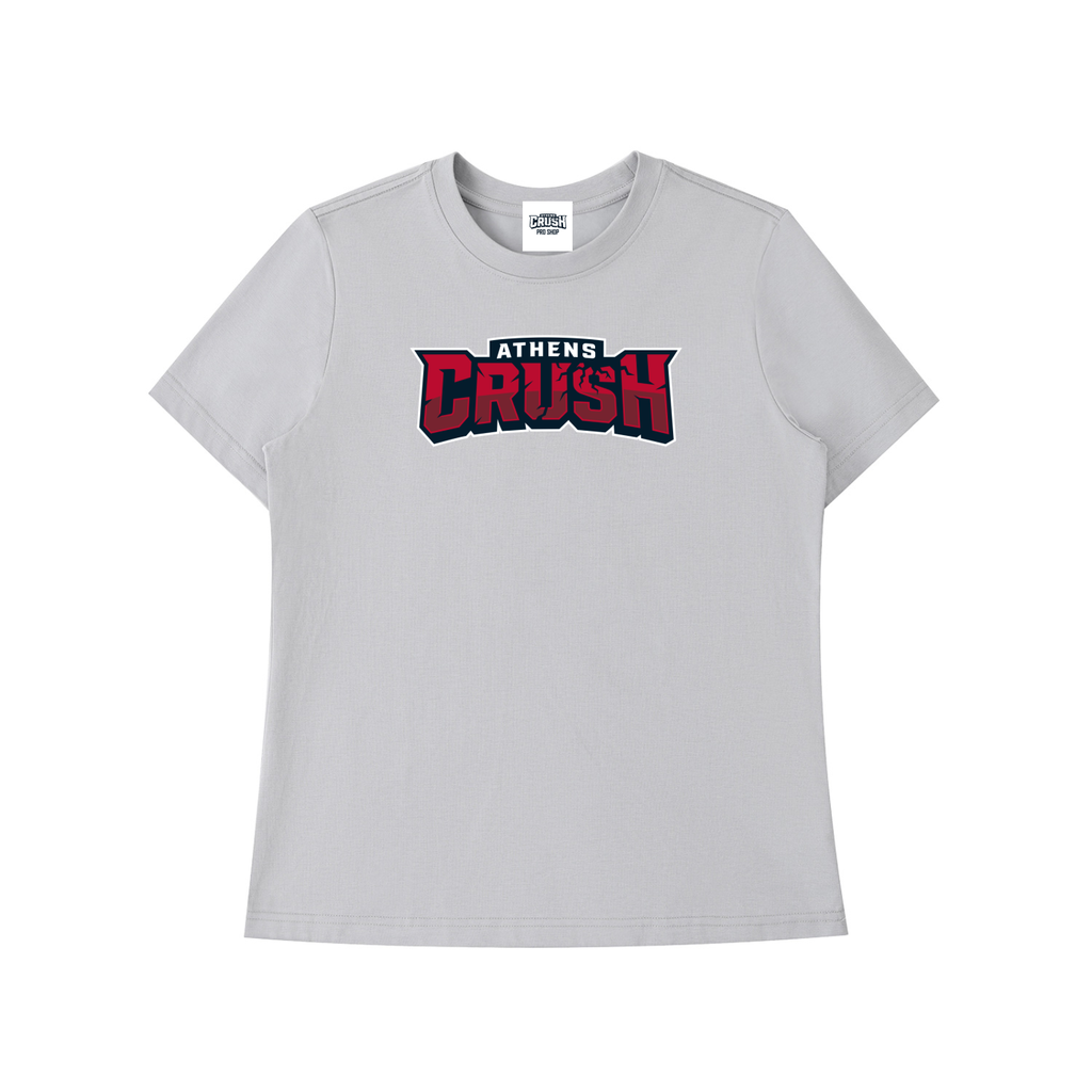 Wms Gray AC Primary Wordmark Tee