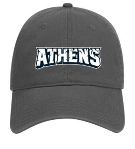 Athens Navy Wordmark Logo Hat