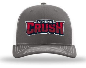 Athens Crush Prim Wordmark Charcoal/White Trucker