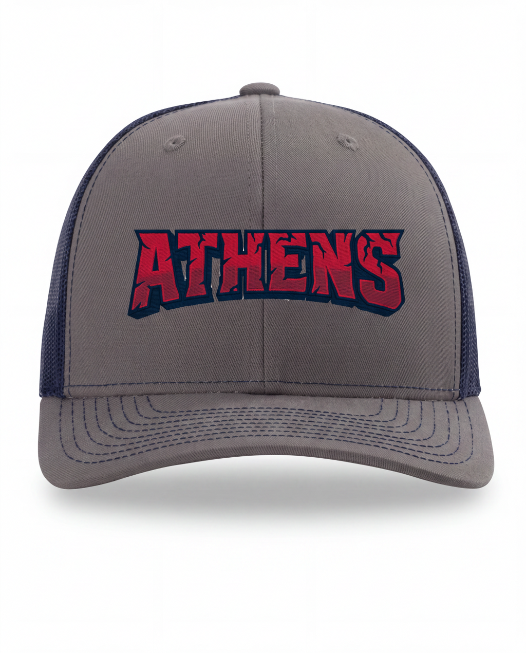 Athens Crush Prim Wordmark Charcoal/Navy Trucker