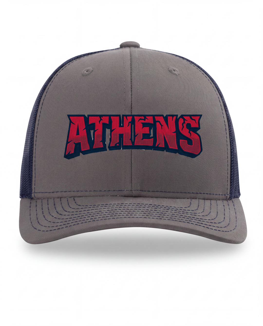 Athens Crush Prim Wordmark Charcoal/Navy Trucker