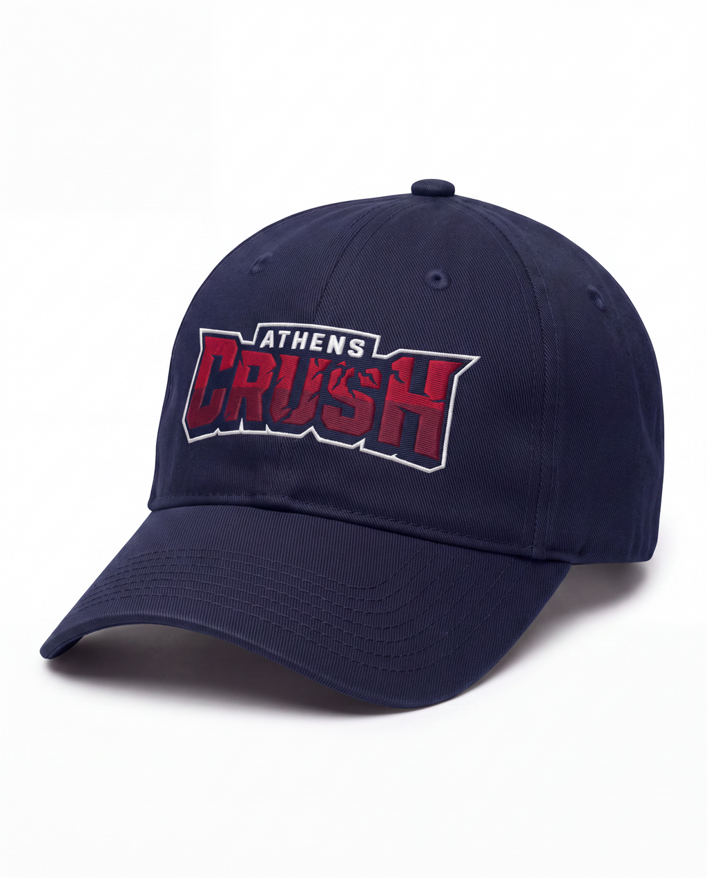 Navy Athens Crush Prim Wordmark Logo Hat