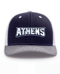 Athens Navy Wordmark Navy/White Trucker