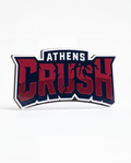 Athens Crush Prim Wordmark Flat Flex Magnet