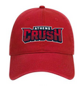 Red Athens Crush Prim Wordmark Logo Hat