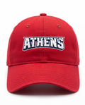 Red Athens Navy Wordmark Logo Hat