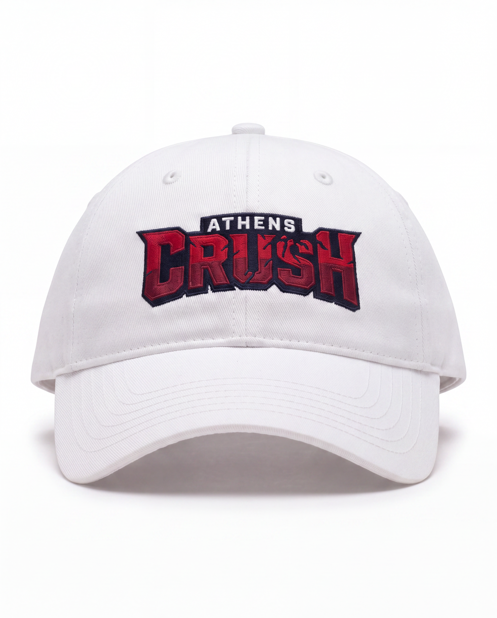 White Athens Crush Prim Wordmark Logo Hat