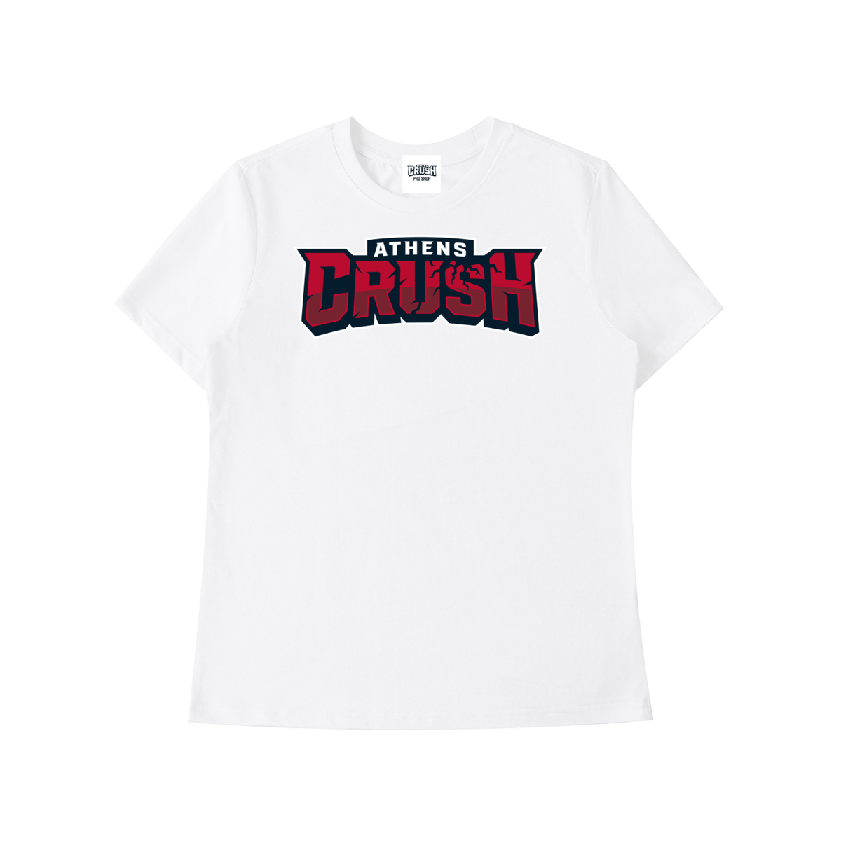 Wms White AC Primary Wordmark Tee